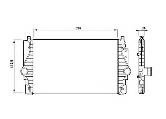 NRF 30873 Інтеркулер NRF 30873 Інтеркулер