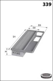 MECAFILTER ELP9067 Воздушный фильтр MECAFILTER ELP9067 Воздушный фильтр