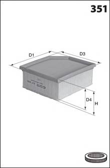 MECAFILTER ELP9315 Воздушный фильтр MECAFILTER ELP9315 Воздушный фильтр