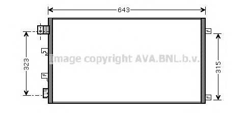 AVA QUALITY COOLING DNA5281 Конденсатор, кондиціонер