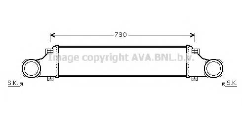 AVA QUALITY COOLING MS4410 Интеркулер AVA QUALITY COOLING MS4410 Интеркулер