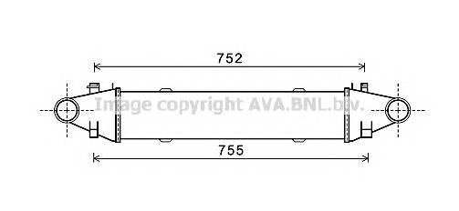 AVA QUALITY COOLING MSA4525 Интеркулер AVA QUALITY COOLING MSA4525 Интеркулер