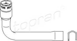 TOPRAN 111 975 Шланг радиатора