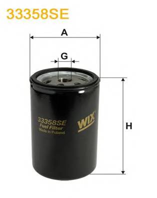 WIX FILTERS 33358SE Паливний фільтр WIX FILTERS 33358SE Паливний фільтр
