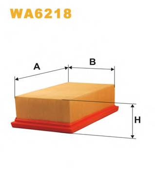 WIX FILTERS WA6218 Повітряний фільтр WIX FILTERS WA6218 Повітряний фільтр