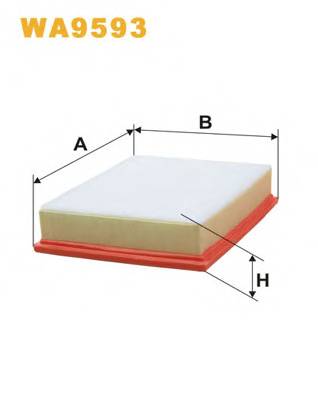 WIX FILTERS WA9593 Воздушный фильтр WIX FILTERS WA9593 Воздушный фильтр