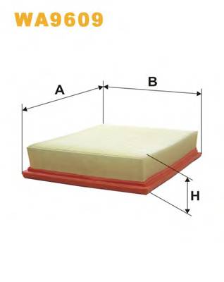 WIX FILTERS WA9609 Воздушный фильтр WIX FILTERS WA9609 Воздушный фильтр