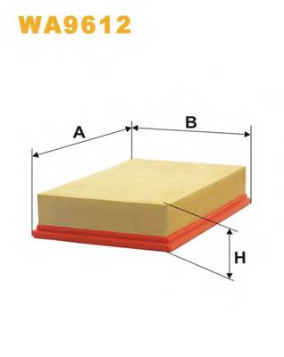 WIX FILTERS WA9612 Воздушный фильтр WIX FILTERS WA9612 Воздушный фильтр