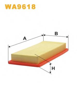 WIX FILTERS WA9618 Воздушный фильтр