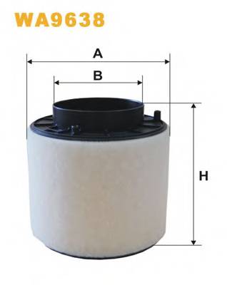 WIX FILTERS WA9638 Воздушный фильтр WIX FILTERS WA9638 Воздушный фильтр