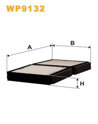 WIX FILTERS WP9132 Фильтр, воздух во внутренно...