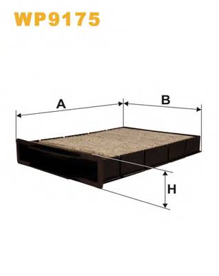 WIX FILTERS WP9175 Фильтр, воздух во внутренно...