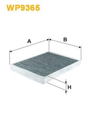 WIX FILTERS WP9365 Фильтр, воздух во внутренно...