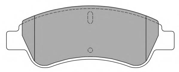 FREMAX FBP-1212 Комплект тормозных колодок