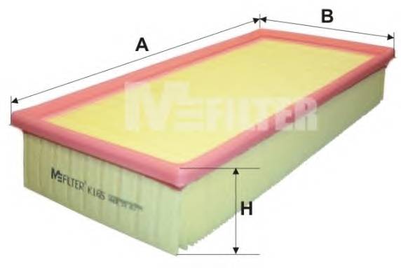 MFILTER K165 Фiльтр салону MFILTER K165 Фiльтр салону