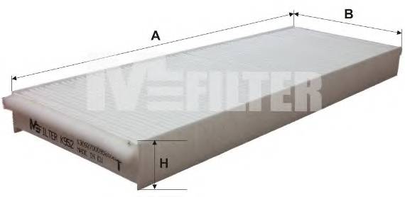 MFILTER K952 Фiльтр салону
