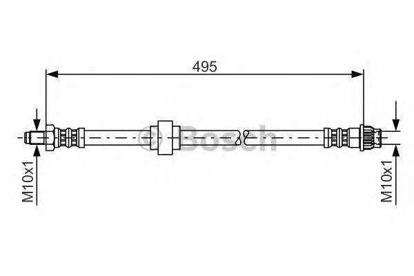 BOSCH 1 987 476 953 Тормозной шланг BOSCH 1 987 476 953 Тормозной шланг