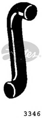 GATES 3346 Шланг радиатора