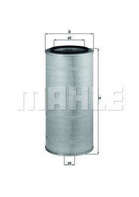 KNECHT LX 657 Повітряний фільтр KNECHT LX 657 Повітряний фільтр