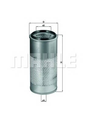 KNECHT LX 952 Повітряний фільтр KNECHT LX 952 Повітряний фільтр