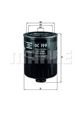 KNECHT OC 199 Масляный фильтр KNECHT OC 199 Масляный фильтр