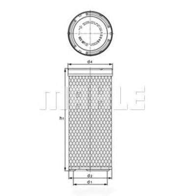 KNECHT LXS 223 Фільтр додаткового повітря