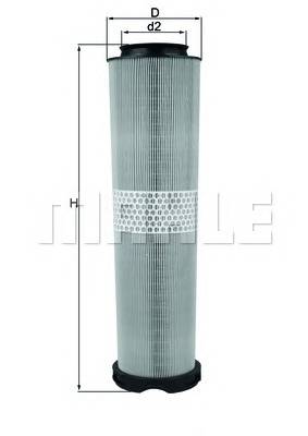 KNECHT LX 816/6 Повітряний фільтр