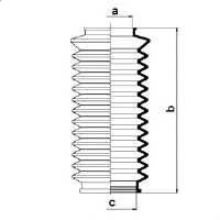 SPIDAN 83947 Пыльник, рулевое управлени
