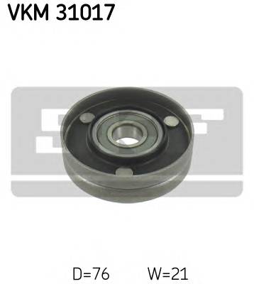 SKF VKM 31017 Паразитный / ведущий ролик, 