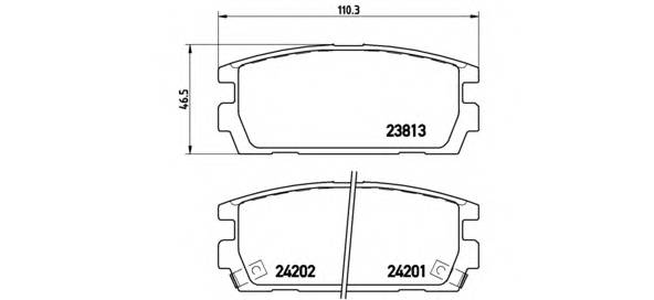 BREMBO P 30 021 Комплект тормозных колодок... BREMBO P 30 021 Комплект тормозных колодок...