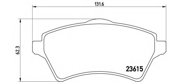 BREMBO P 44 011 Комплект тормозных колодок... BREMBO P 44 011 Комплект тормозных колодок...