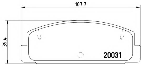 BREMBO P 49 037 Комплект тормозных колодок... BREMBO P 49 037 Комплект тормозных колодок...