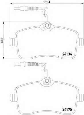 BREMBO P 61 109 Комплект тормозных колодок... BREMBO P 61 109 Комплект тормозных колодок...