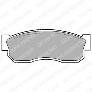 DELPHI LP261 Комплект тормозных колодок