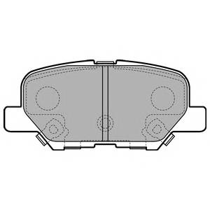 DELPHI LP2501 Комплект тормозных колодок... DELPHI LP2501 Комплект тормозных колодок...