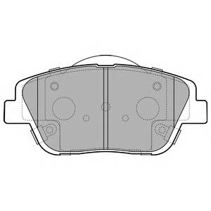 DELPHI LP2688 Комплект тормозных колодок... DELPHI LP2688 Комплект тормозных колодок...