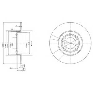 DELPHI BG2911 Тормозной диск DELPHI BG2911 Тормозной диск