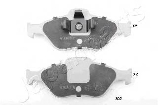 JAPANPARTS PA-302AF Комплект тормозных колодок... JAPANPARTS PA-302AF Комплект тормозных колодок...