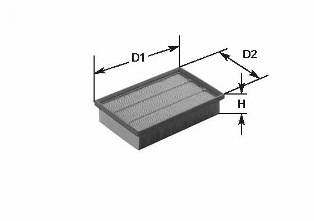 CLEAN FILTERS MA1002 Повітряний фільтр CLEAN FILTERS MA1002 Повітряний фільтр