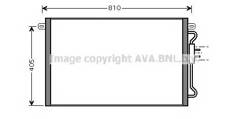 AVA QUALITY COOLING CRA5075 Конденсатор, кондиционер AVA QUALITY COOLING CRA5075 Конденсатор, кондиционер