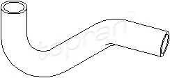 TOPRAN 102 715 Шланг радіатора
