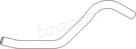 TOPRAN 102 870 Шланг радіатора TOPRAN 102 870 Шланг радіатора