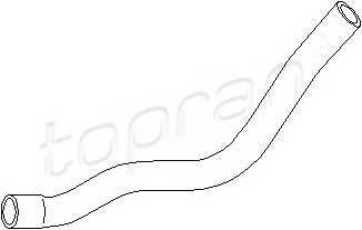 TOPRAN 108 317 Шланг радиатора