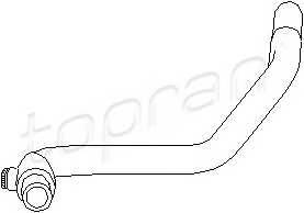 TOPRAN 108 313 Шланг радиатора