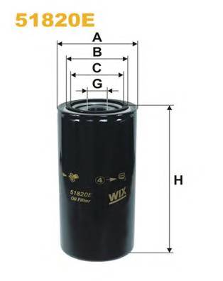 WIX FILTERS 51820E Масляный фильтр WIX FILTERS 51820E Масляный фильтр