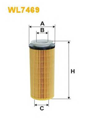 WIX FILTERS WL7469 Масляный фильтр WIX FILTERS WL7469 Масляный фильтр
