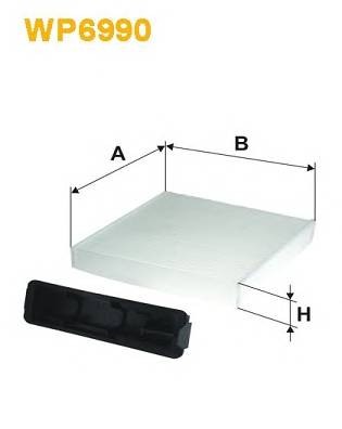 WIX FILTERS WP6990 Фильтр, воздух во внутренно