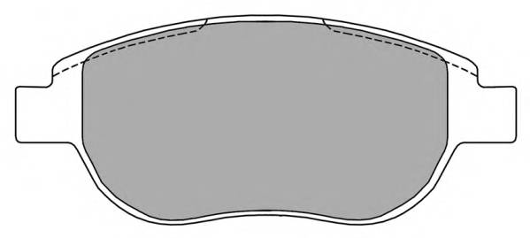 FREMAX FBP-1217 Комплект тормозных колодок