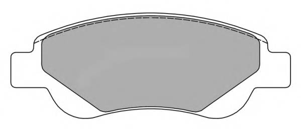 FREMAX FBP-1418 Комплект тормозных колодок