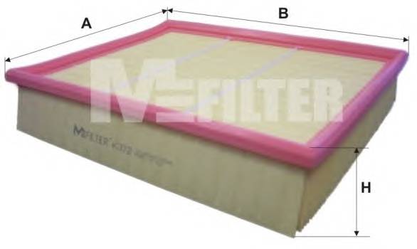 MFILTER K372 Фільтр салону MFILTER K372 Фільтр салону